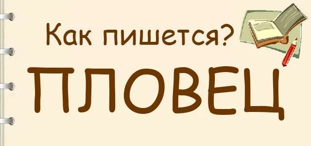 Слово плавец или пловец. Слово пловец. Пловец как пишется правильно. Как пишется пловец или плавец. Пловец словарное слово.