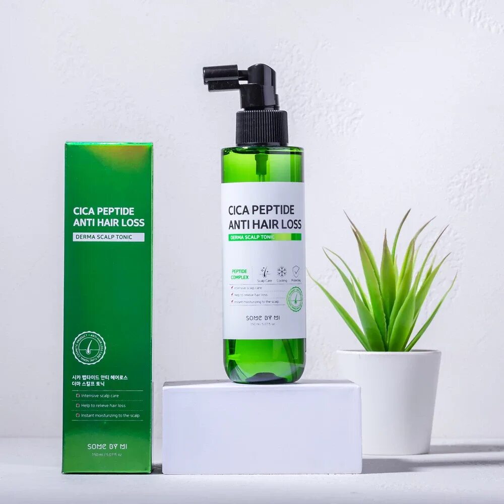 Тоник some by mi. Some by mi cica peptide anti hair loss. some by mi тоник для волос с центеллой и пептидами - cica peptide anti hair loss tonic, 150мл. some by mi cica peptide anti hair loss scalp tonic 150ml. some by mi cica peptide anti hair loss tonic (150ml).