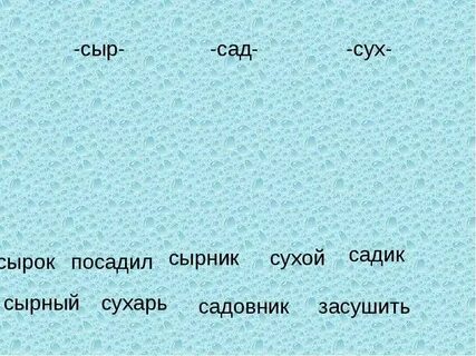 Сыр и сырник однокоренные слова или нет