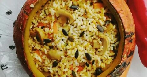 В тыкве плов духовке рецепт с мясом