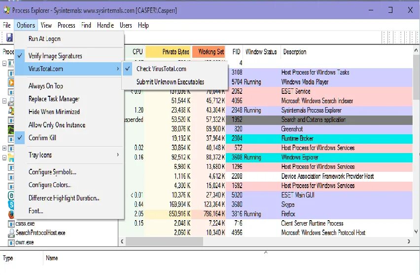 Process Explorer. Sysinternals process Explorer. Process Explorer 10.2. Process Explorer сортировка по приоритету. Protocol host