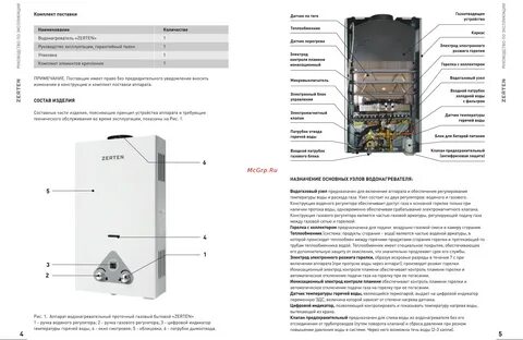 Газовая колонка инструкция