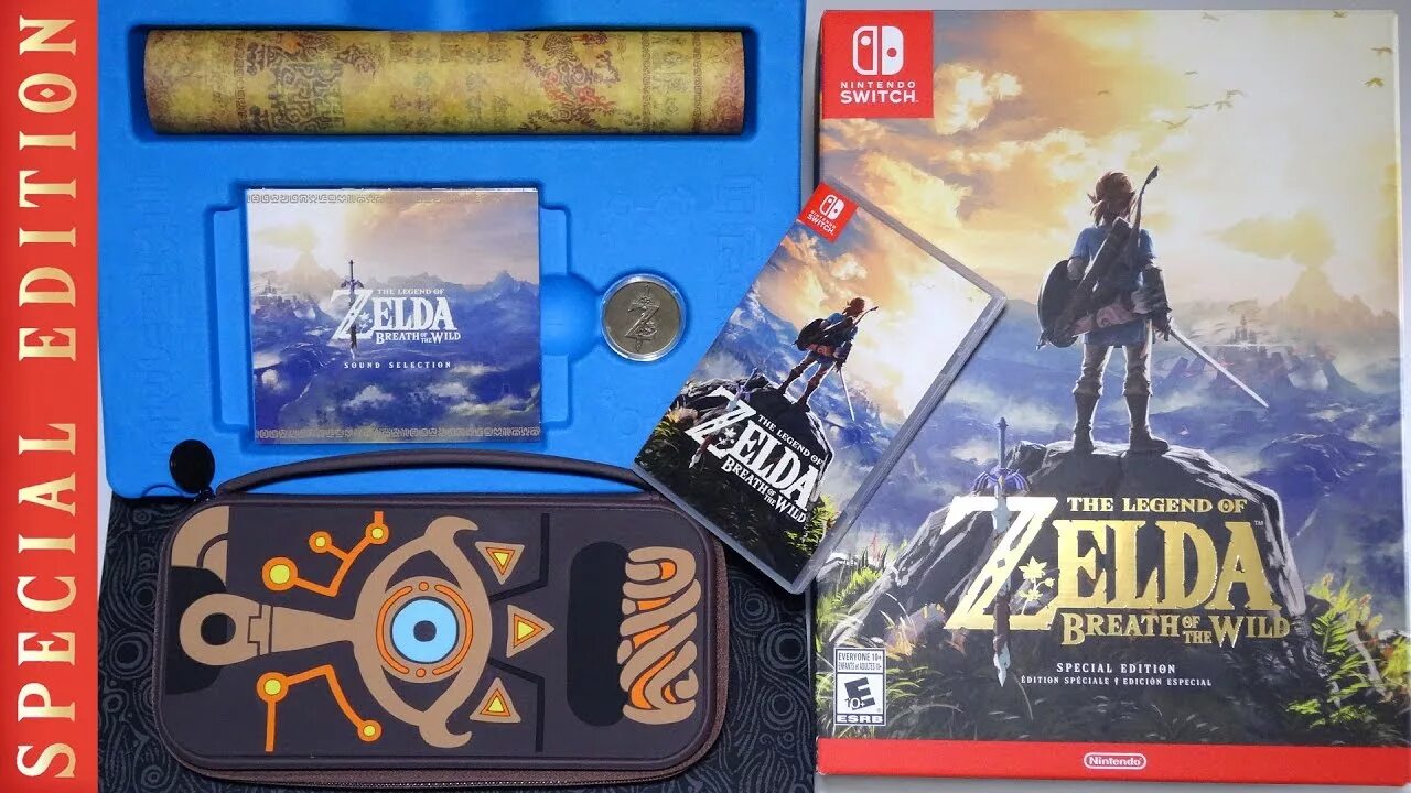 The legends of zelda collectors. Новая Limited Edition Zelda Nintendo Switch. Zelda Breath of the Wild коллекционное издание. Nintendo Switch the Legend of Zelda Limited Edition. Нинтендо свитч коллекционное издание Зельда.