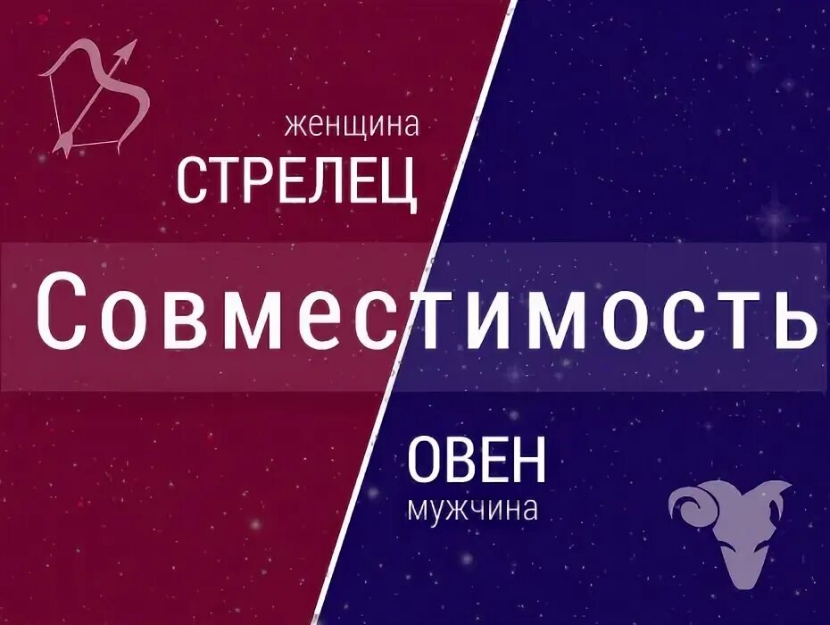 Овен и Стрелец совместимость.