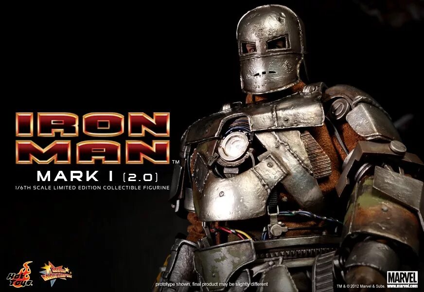 Iron man Mark 1. Iron man Mark i (2.0) 1/6.. Hot Toys Iron man Mark 1 2.0. Hot mark