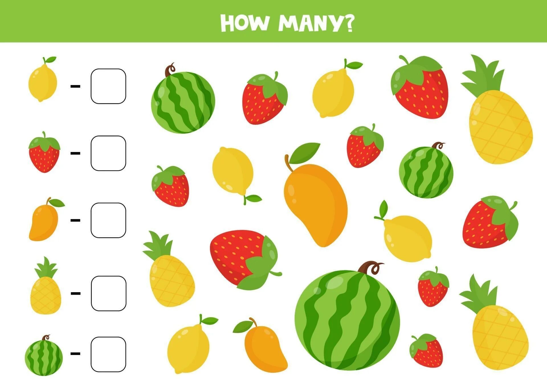 Fruits exercises