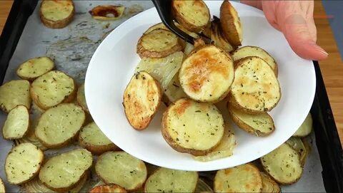 Картошка кружочками в духовке