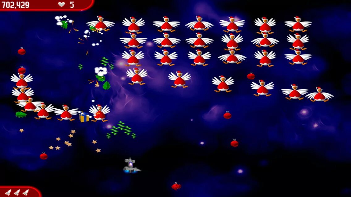 Chicken invaders 2. Chicken invaders christmas edition. chicken invaders 2 xmas. игры interaction studios chicken invaders.