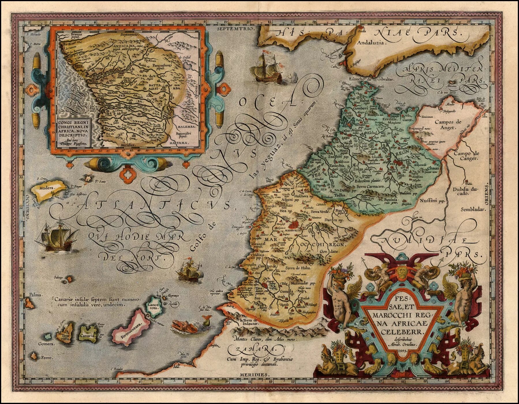 Абрахам Ортелиус карта 1595. Карта Ортелиуса 1595. Карта Африки 16 века. Карта Африки 15-16 века.
