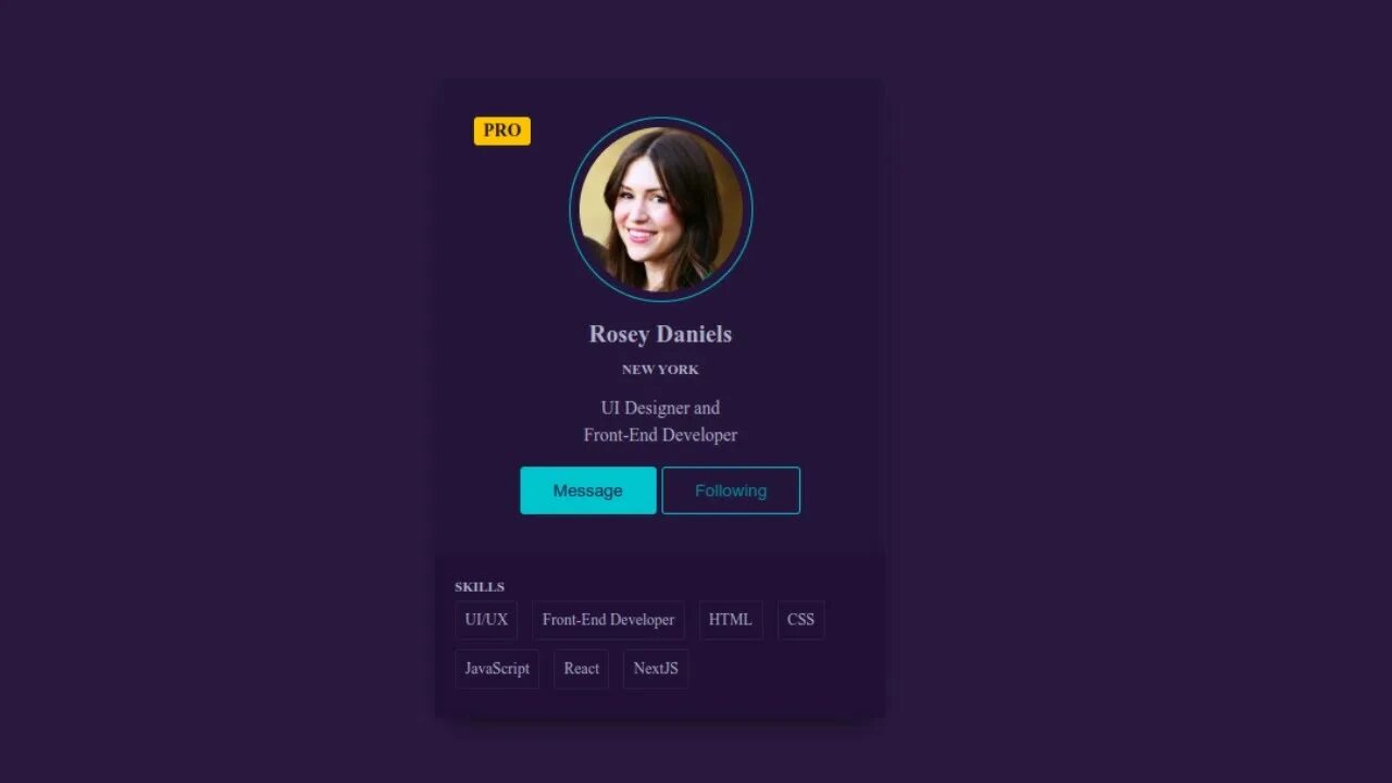 Went user profile