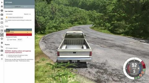 Свободная камера в beamng drive
