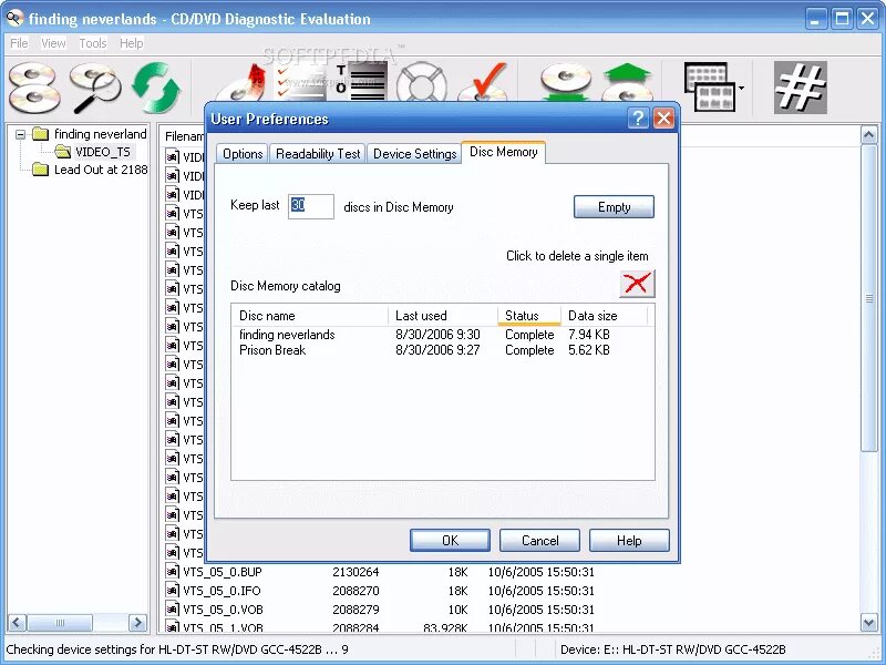 CD-R Diagnostic v1.7.2.305. CD DVD Diagnostic. Программа электронный каталог CD дисков. Эмулятор CD диска Darvin.