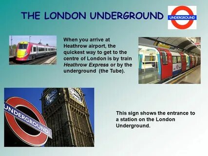 Getting around in london
