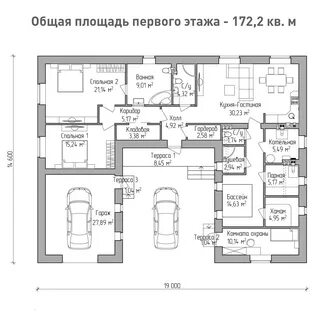 Планировки г образных