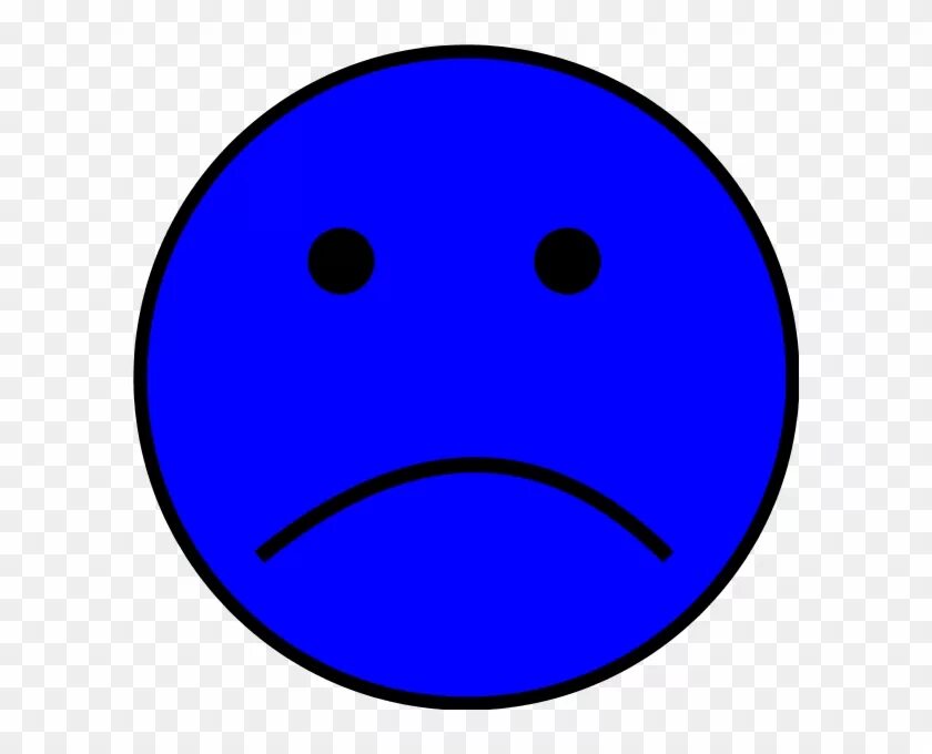 Sad blue