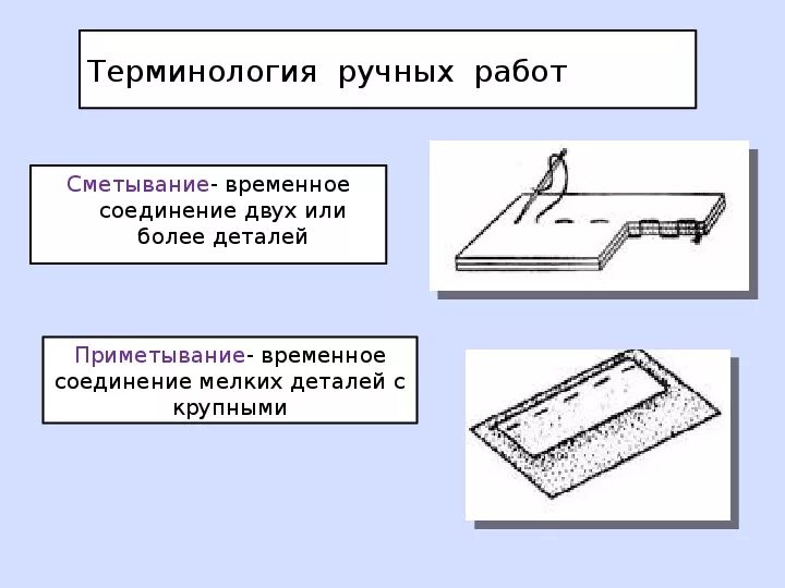 Какая нить используется при сметывании