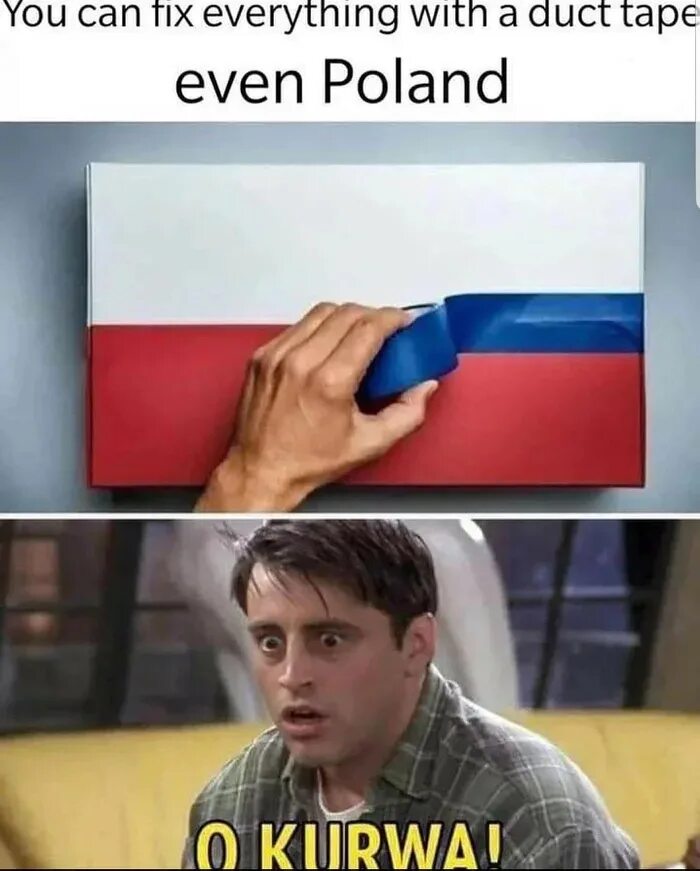 Известные мемы. Поляки мемы. Починить Польшу. Починить Польшу с помощью синей изоленты.