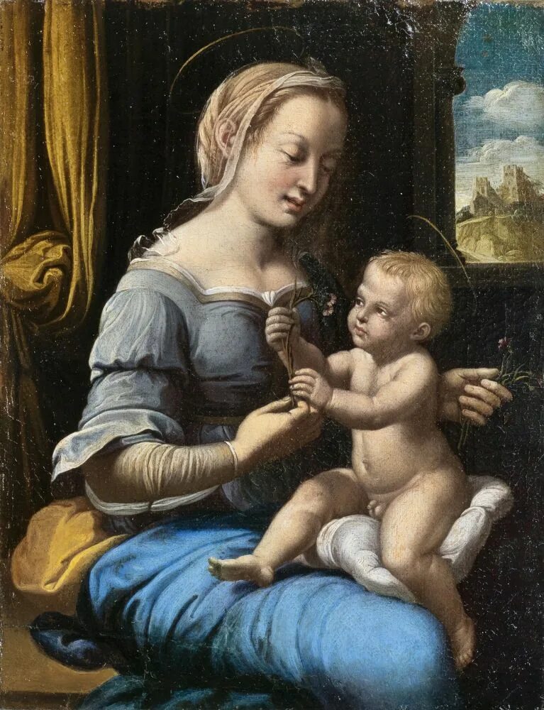 Dem kind. Raffaello Sanzio, Called Raphael. Картины эпохи Возрождения Рафаэлло. List of Raffaello_Sanzio. After Raphael.