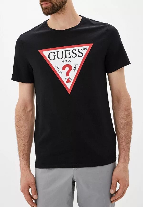 Футболка Гуесс. Майка guess Jeans. Футболка guess мужская. Guess футболка черная.