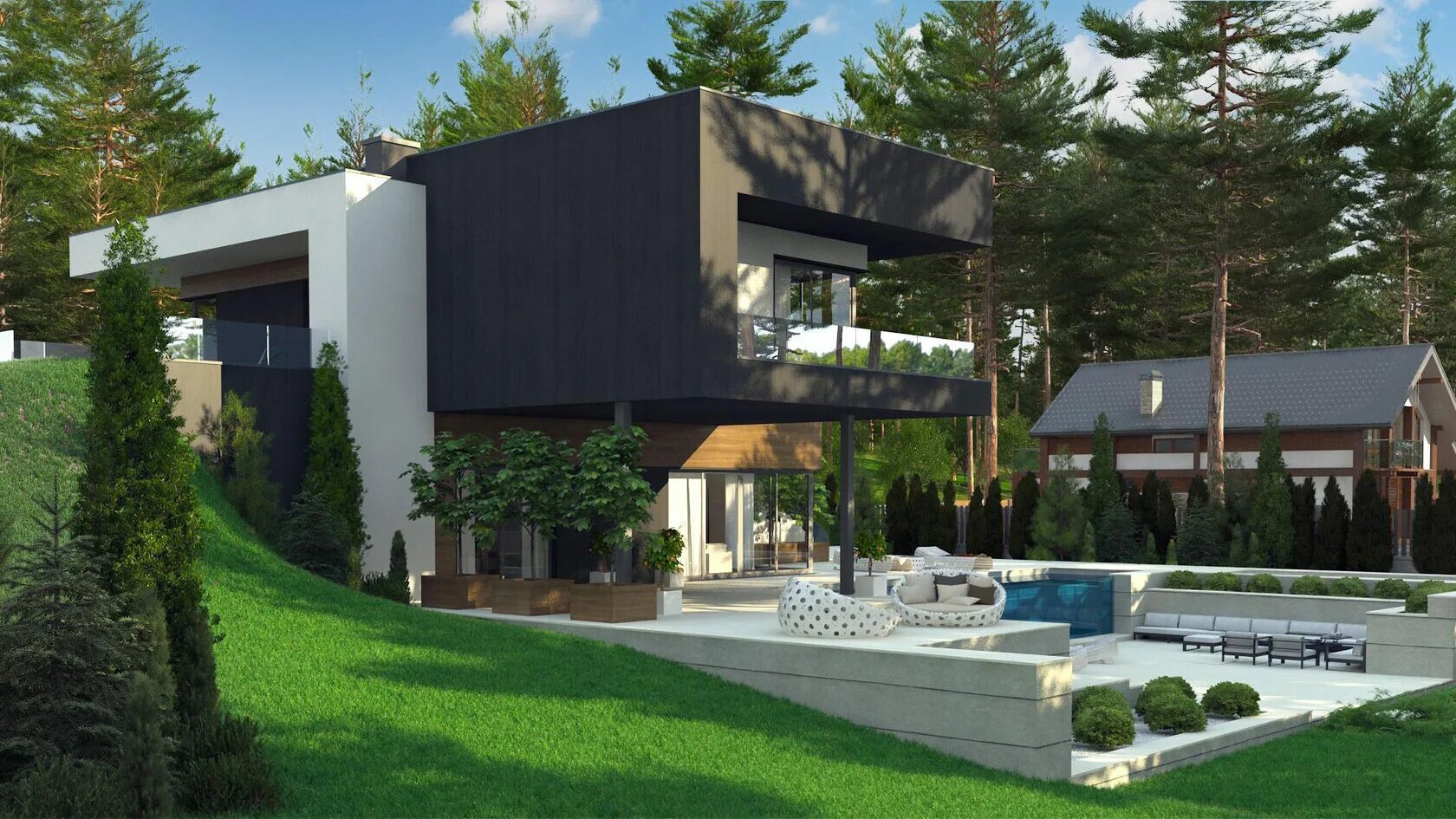 дома и их дизайн. стильные загородные дома. дома и их дизайн. дома и их дизайн. экостиль экстерьер.