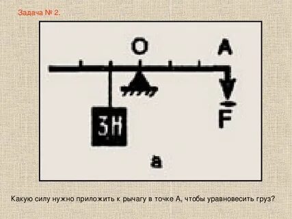 Какую силу нужно применить