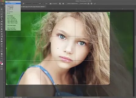 Как кадрировать в фотошопе