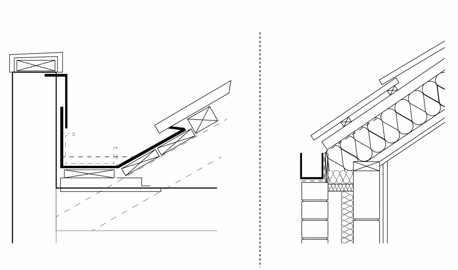 Tip detail. Скрытый желоб в каркасном доме. Водосток барнхаус узел. Simles Gutter. Roof Gutter.