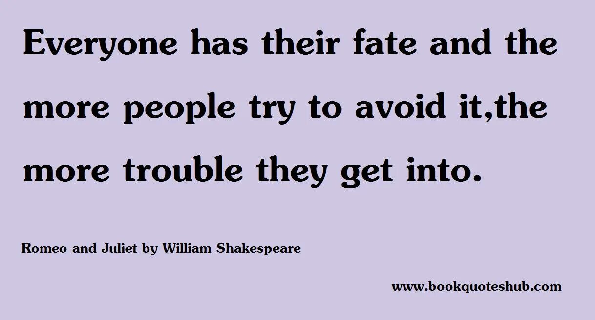 Try to avoid