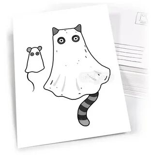 Кот привидение