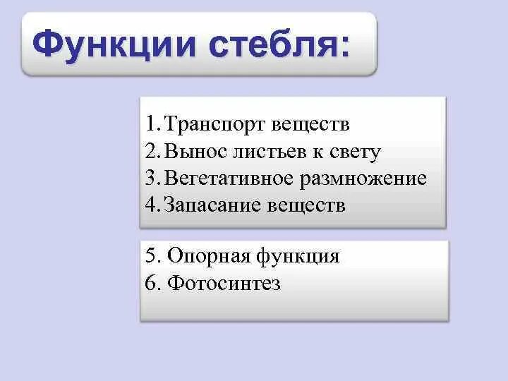 Страница выносить. Функции стебля. Основные функции стебля. Цветоножка функция. Таблица по биологии вынос листьев к свету.