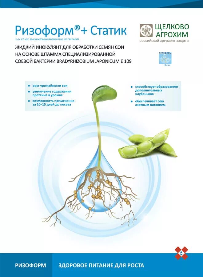 Клубеньковые бактерии препараты на сою. Ризоформ соя. Ризоформ статик Щелково. Соя и бактерии. Ризоформ статик протравитель.
