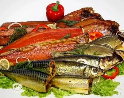 Рыба соленая копченая