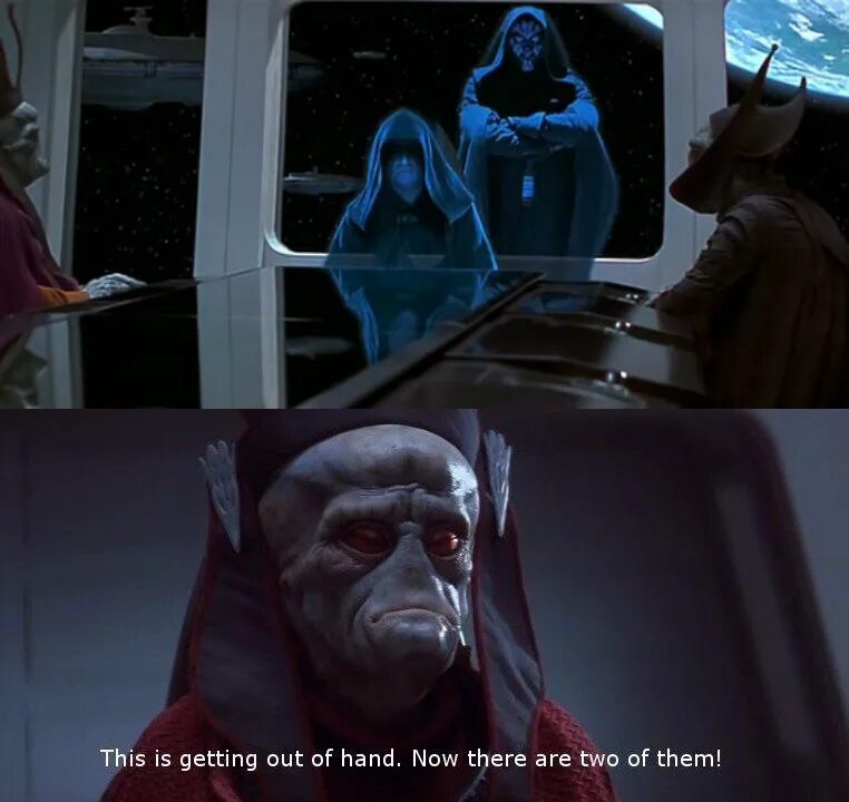 Why are you getting out from there. Now there are two of them. this is getting out of hand. this is getting out of hand now there are two of them. two of them meme.