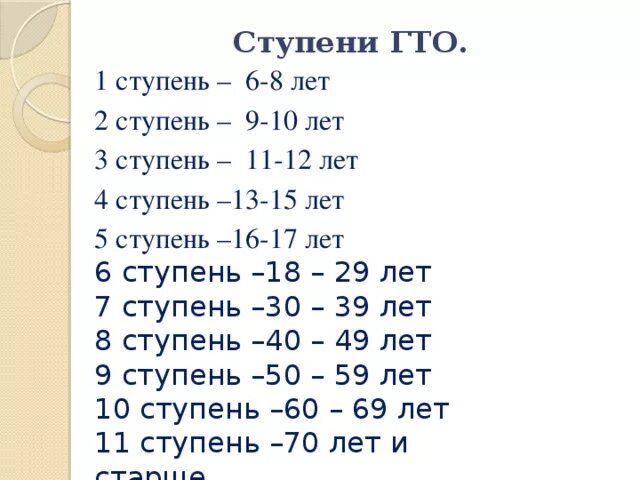 Ступени ГТО. Ступени комплекса ГТО. Сколько ступеней в ГТО. ГТО ступени по возрастам. Ступени гто 17 ступень