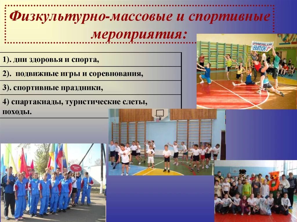 Организация спортивных секций