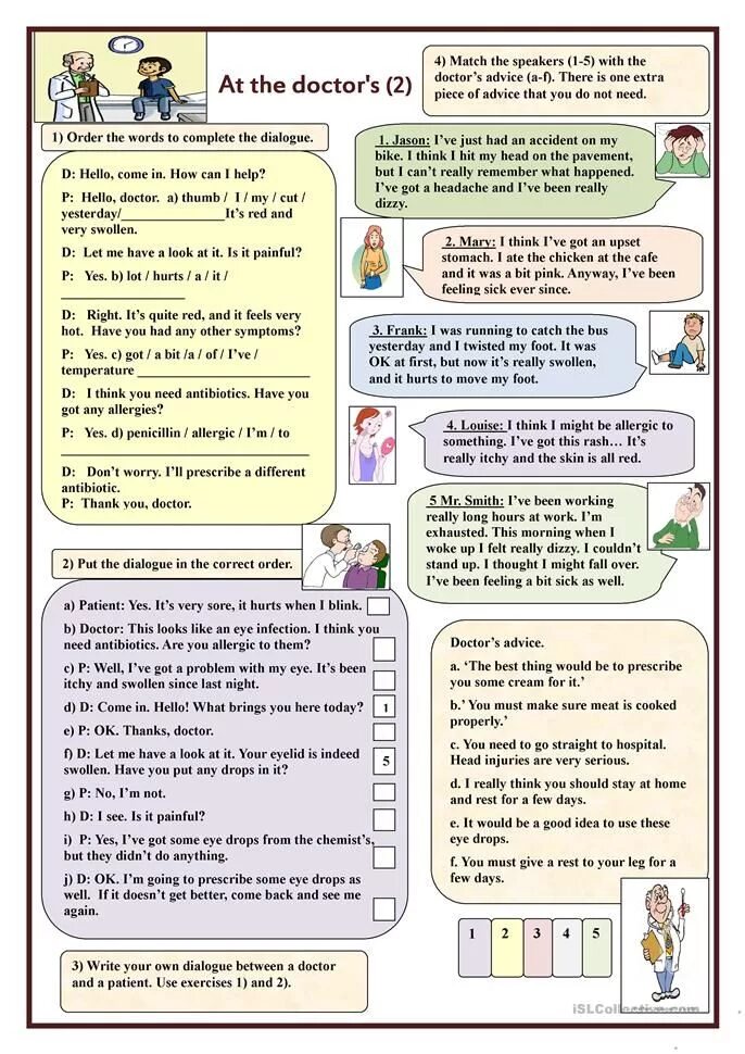 Look at the words again. Здоровье на английском Worksheets. Задания по теме at the Doctor. At the Doctor английский. Illnesses Worksheets.