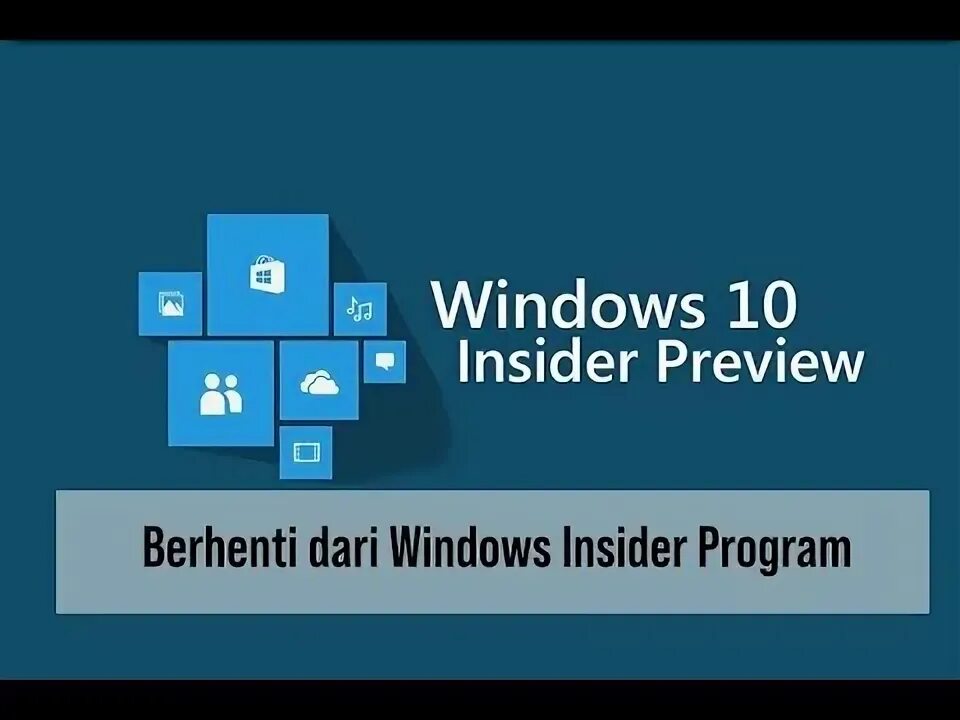 Windows insider program. Windows insider program