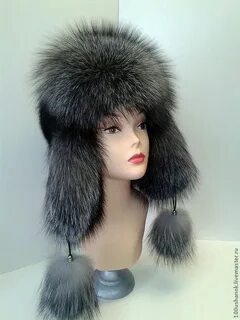 Ушанка чернобурка