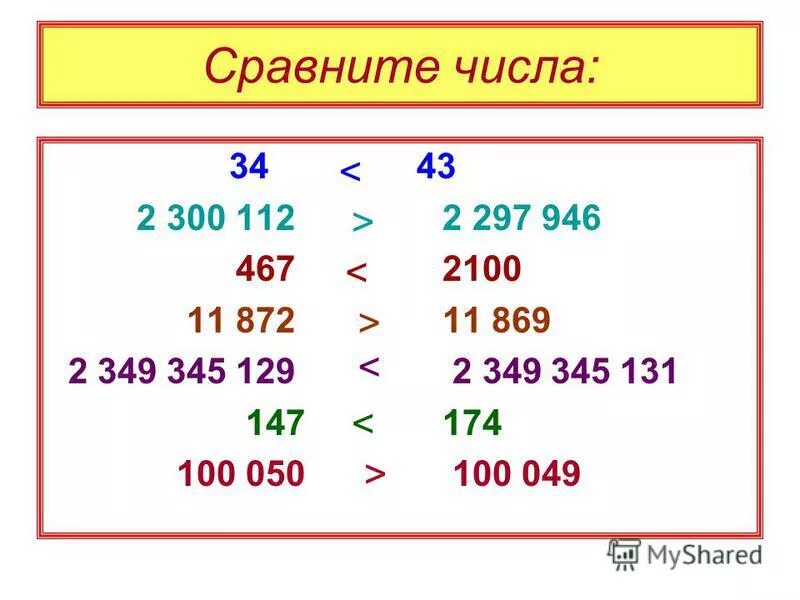 Сравнить числа 0 5 12. Сравнить числа 0 5 12