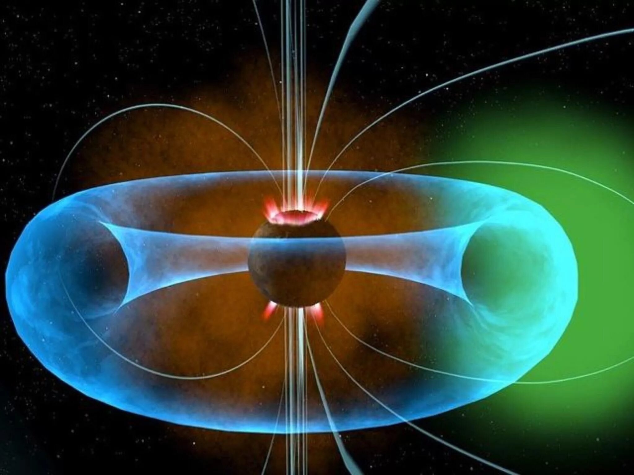 Плазменный тороидальный Вихрь. Магнитное поле. Тороидальное поле земли.