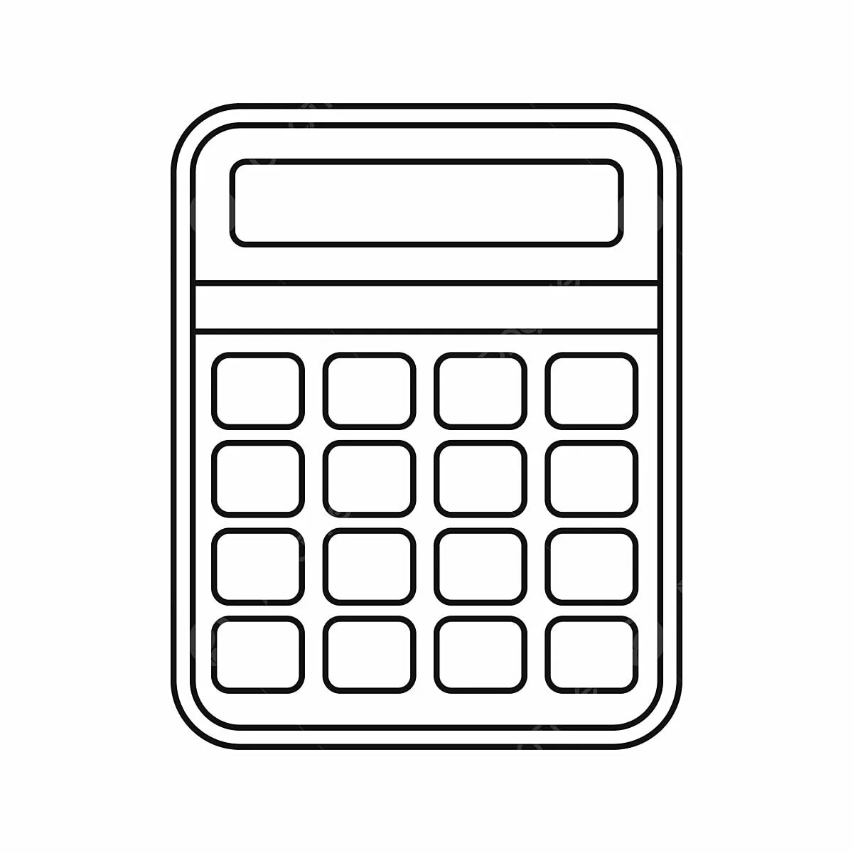 Калькулятор векторное изображение. Калькулятор нарисованный. Калькулятор символ. Калькулятор эскиз. Контур калькулятор.