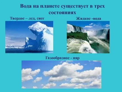 Существует вода