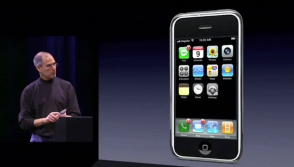 Первый iphone год выпуска. Стив Джобс айфон 2g. Iphone 2g в 2022. Apple 2007. Первый айфон.