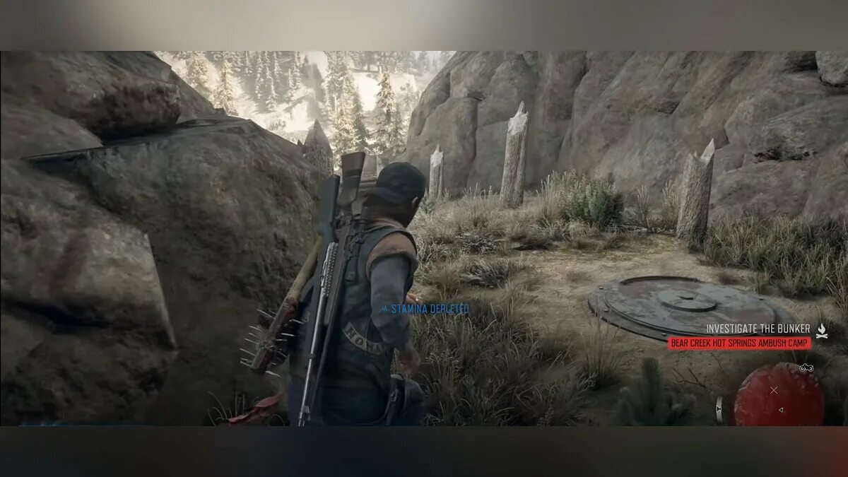 Засадный бункер в бирли лейк. Бункер в беар крик. Days gone засадные лагеря. Засадный лагерь в беар крик бункер. Засадный лагерь в беар крик бункер.