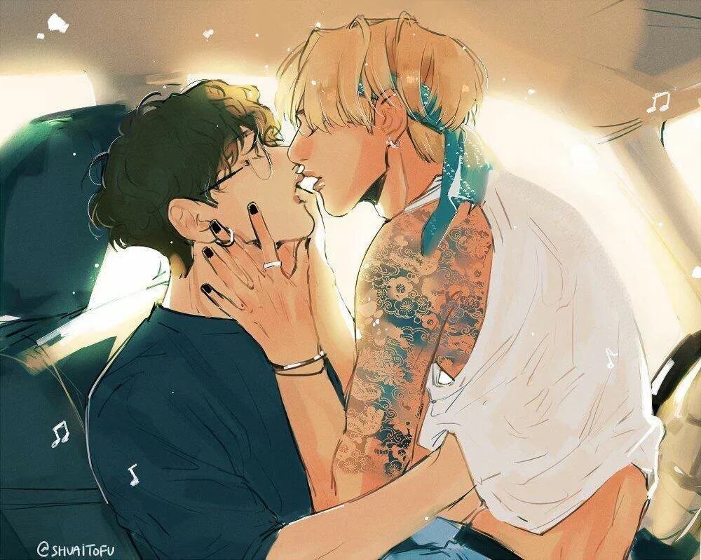 Vkook shuaitofu. БТС 21+. Яой корейцы БТС. БТС Vkook Art 18 +.