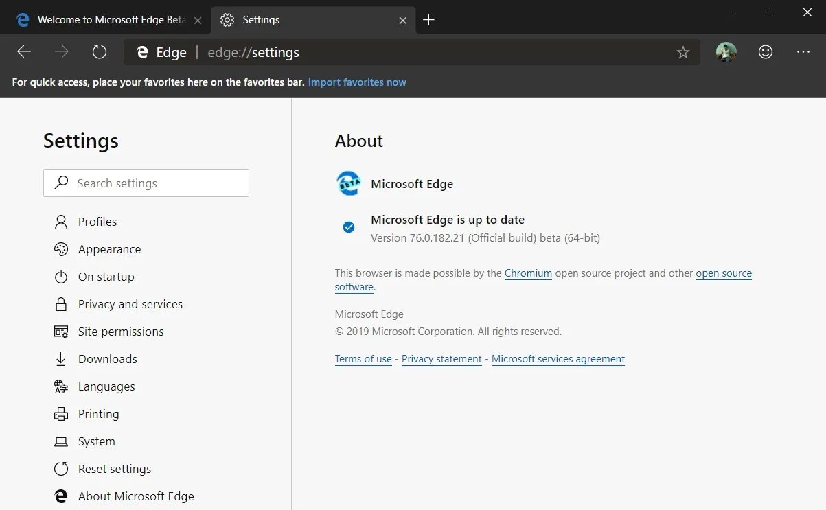 Как открыть код в microsoft edge. Microsoft edge 2019. версии edge. edge beta. microsoft edge встроенный переводчик.
