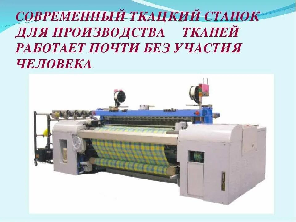 Изготовление ткани с рисунком. Современный ткацкий станок. современный тактский станок. станок для производства ткани. ткацкий станок производственный.