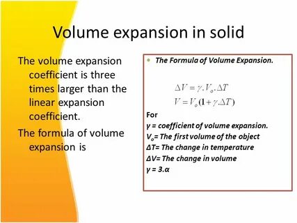Volume expand