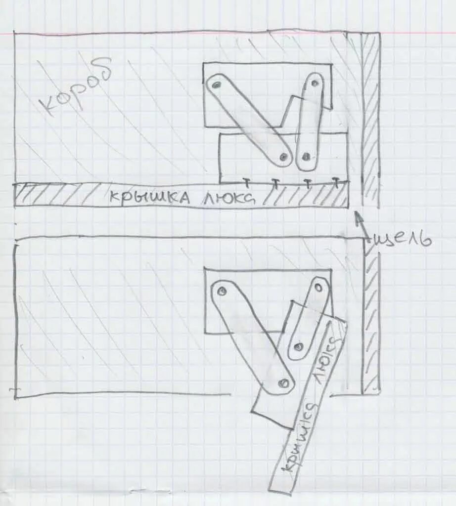 Схема чертеж люка на чердак Termo Es Scala Soffitta Retrattile Scale Holztreppe 110x55 55x110 eBay