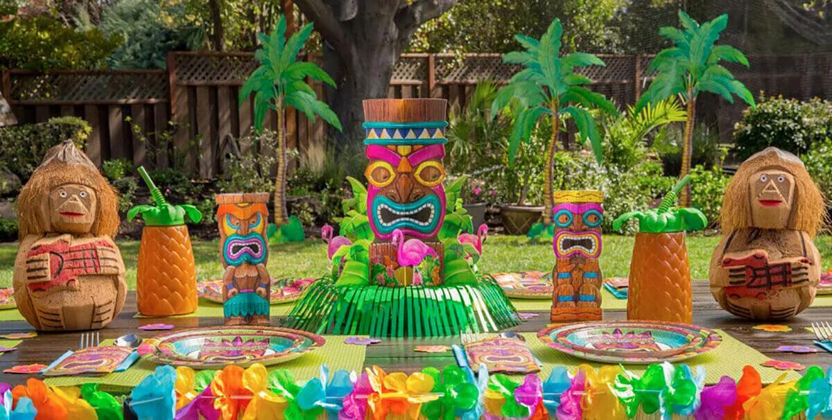Луау. Декорации Гавайи Luau Party. Гавайская вечеринка Луау. Вечеринка в стиле АЛОХА Гавайи. Гавайская вечеринка декор.